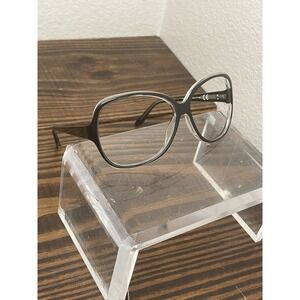 Maui Jim Maile MJ-294-02K Womens Black Clear Full Rim Butterfly Eyeglasses Frame